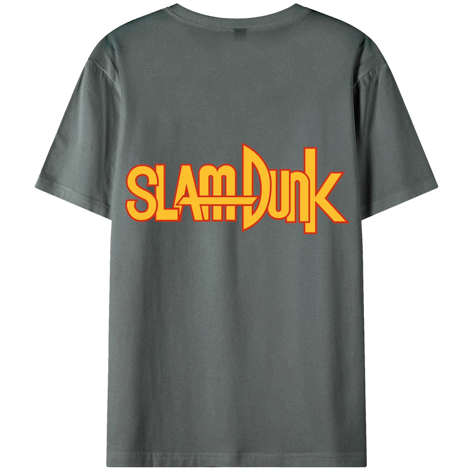 （画像用） SLAM DUNK／スラムダンク 綿100％ メンズ半袖Tシャツ（バックプリント） 通気性